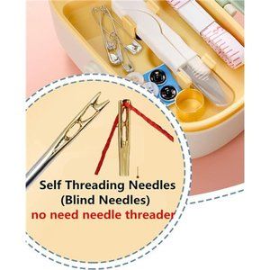 Green Sewing Project Kit, 135 Pcs Sewing Supplies Repair Kit